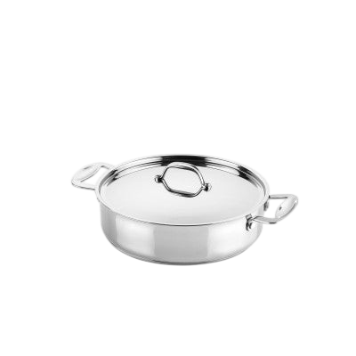 Glamour Diamond Frying Pan with Lid, Two Handle