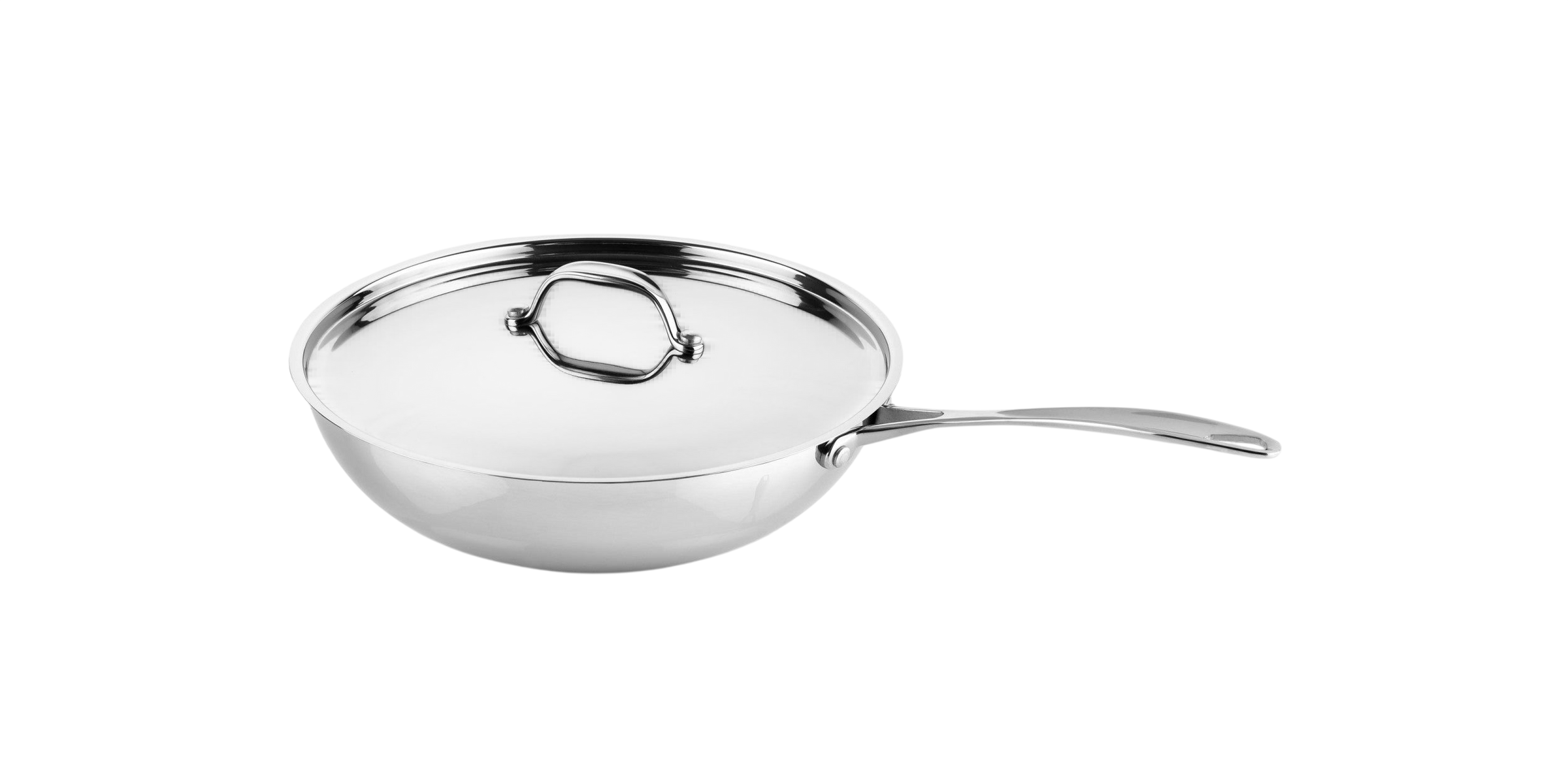 Mepra Glamour Diamond Wok with Lid, non-stick Coating