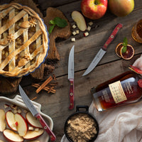 Custom Red Steak Knife Set (Set of 4)