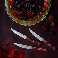 Custom Red Steak Knife Set (Set of 4)