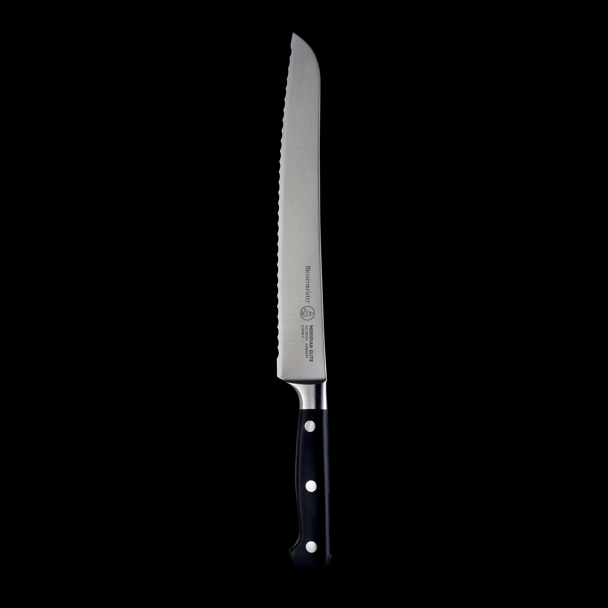 Meridian Elite Scalloped Bread Knife - 9"