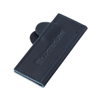 Midnight Navy Leather Magnetic Edge-Guard - 4"