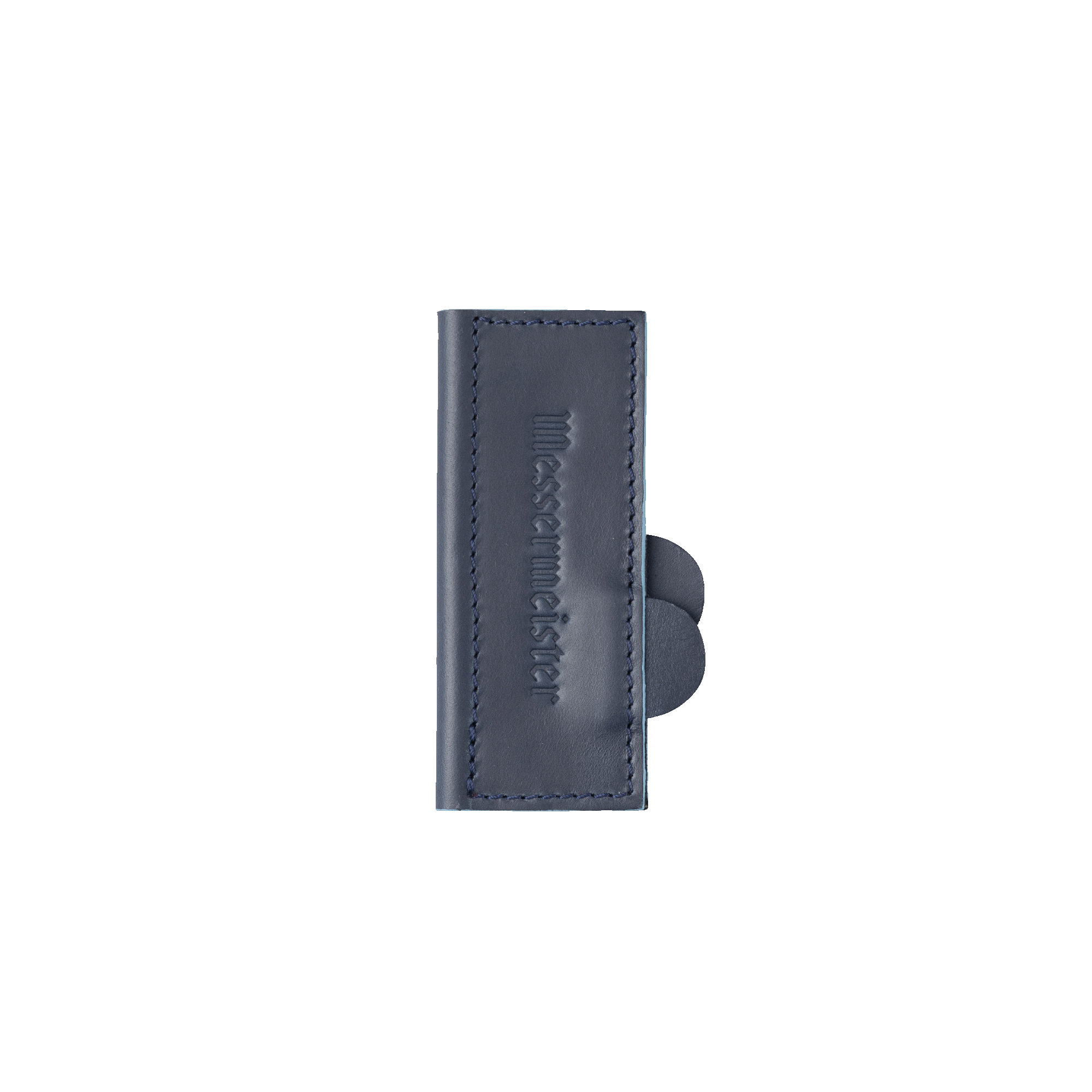 Midnight Navy Leather Magnetic Edge-Guard - 4"