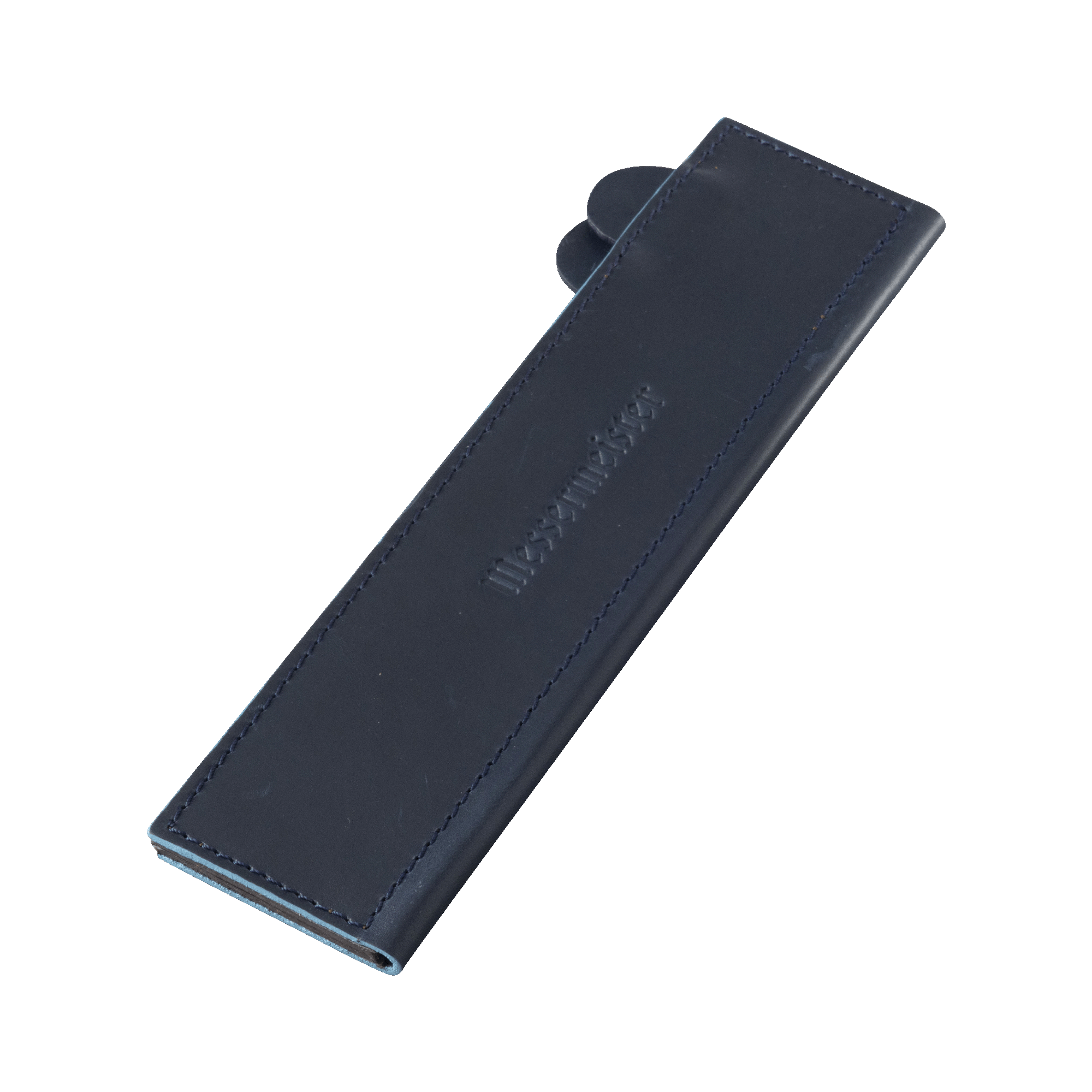 Midnight Navy Leather Magnetic Edge-Guard - 8.5"