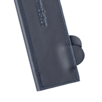 Midnight Navy Leather Magnetic Edge-Guard - 8.5"