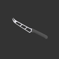 Petite Messer Black Cheese & Tomato Knife - 6"