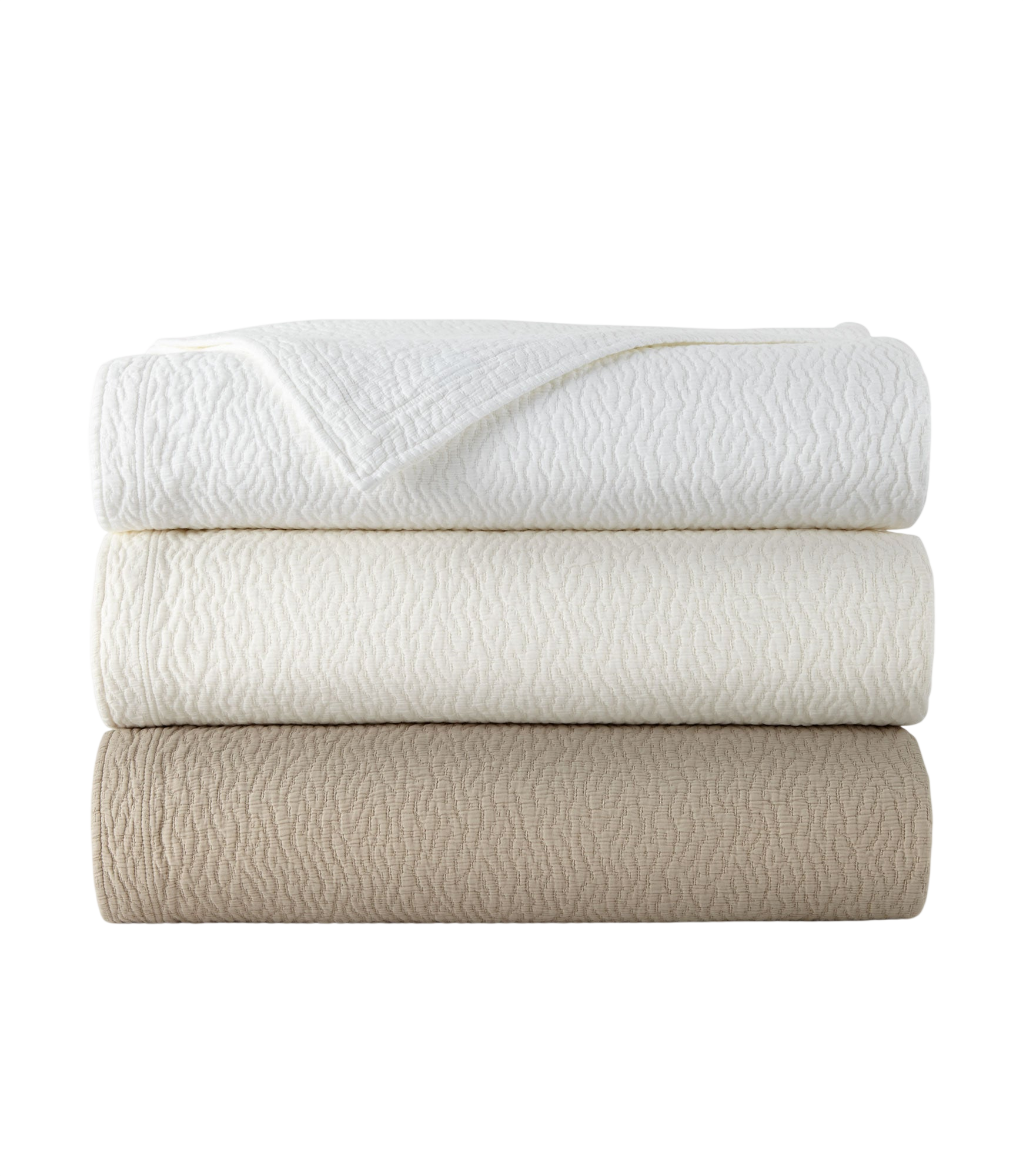 Mia Stonewashed Matelassé Coverlet