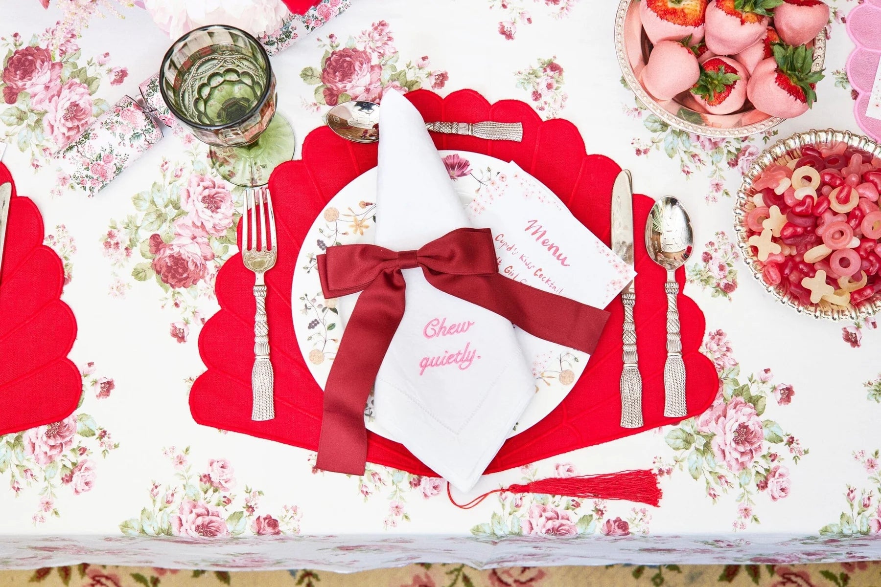 Miss Manners Dinner Napkins (Set of 4)