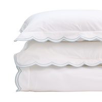 Sipsey Scallop Duvet Cover & Sham Bundle
