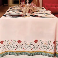 Moda Operandi Jardin Nouveau Linen Tablecloth