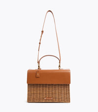 THE LARGE LUNCHER - BROWN WICKER