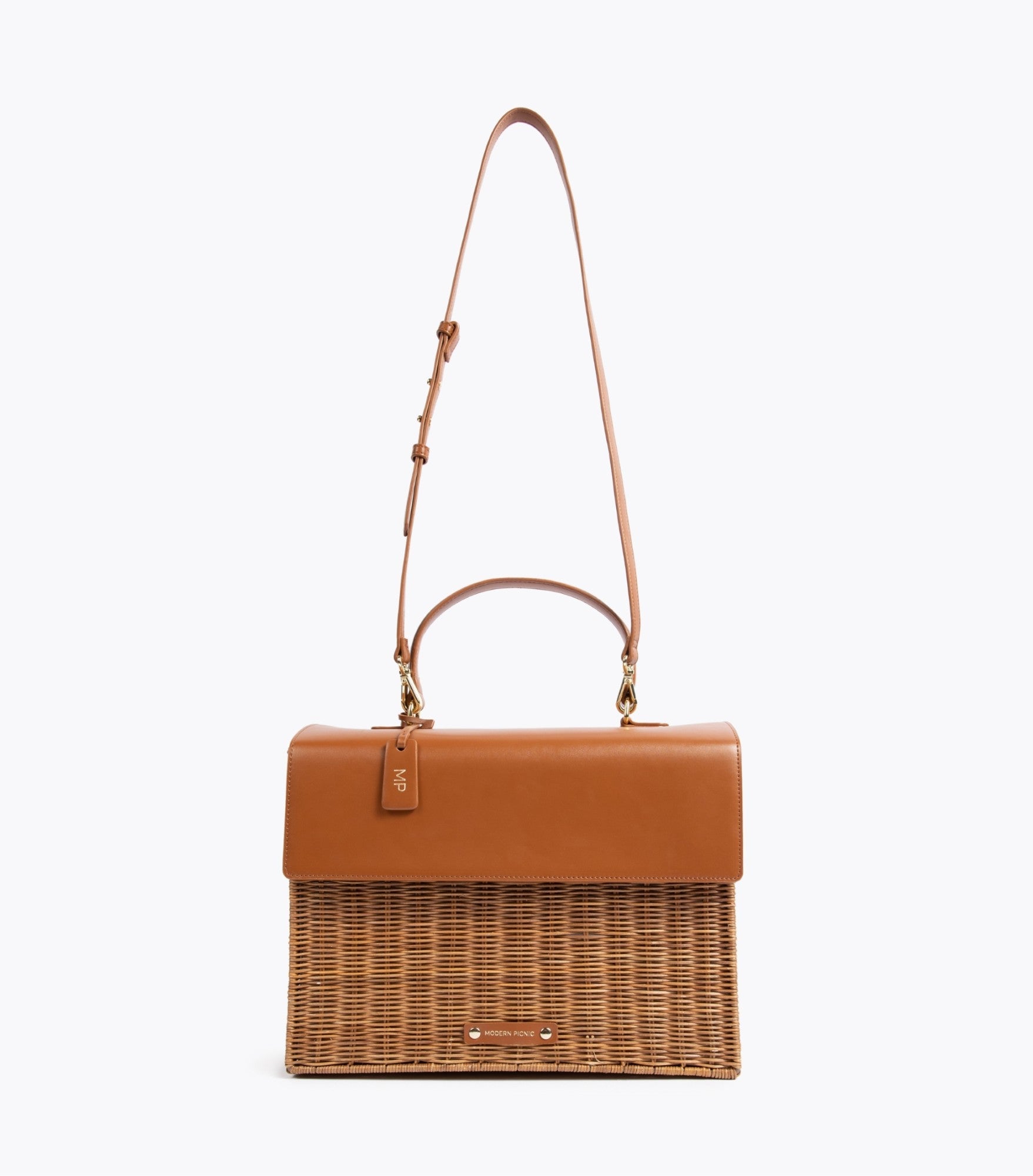 THE LARGE LUNCHER - BROWN WICKER