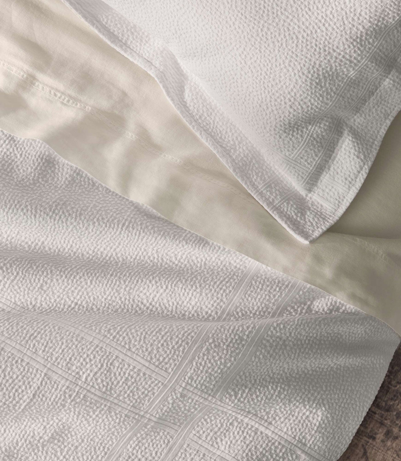 Montauk Matelassé Duvet Cover