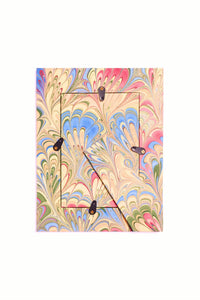 Hand-Marbled Picture Frame in Multicolor, 4" x 6"