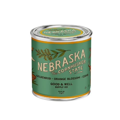 Nebraska State Candle