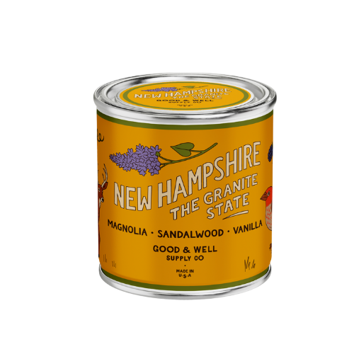 New Hampshire State Candle