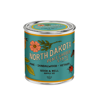 North Dakota State Candle