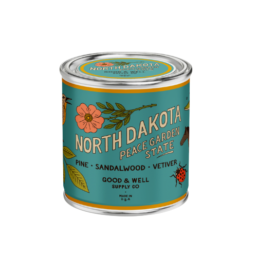 North Dakota State Candle