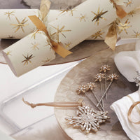 Baguette Snowflake Hanging Ornament - Crystal