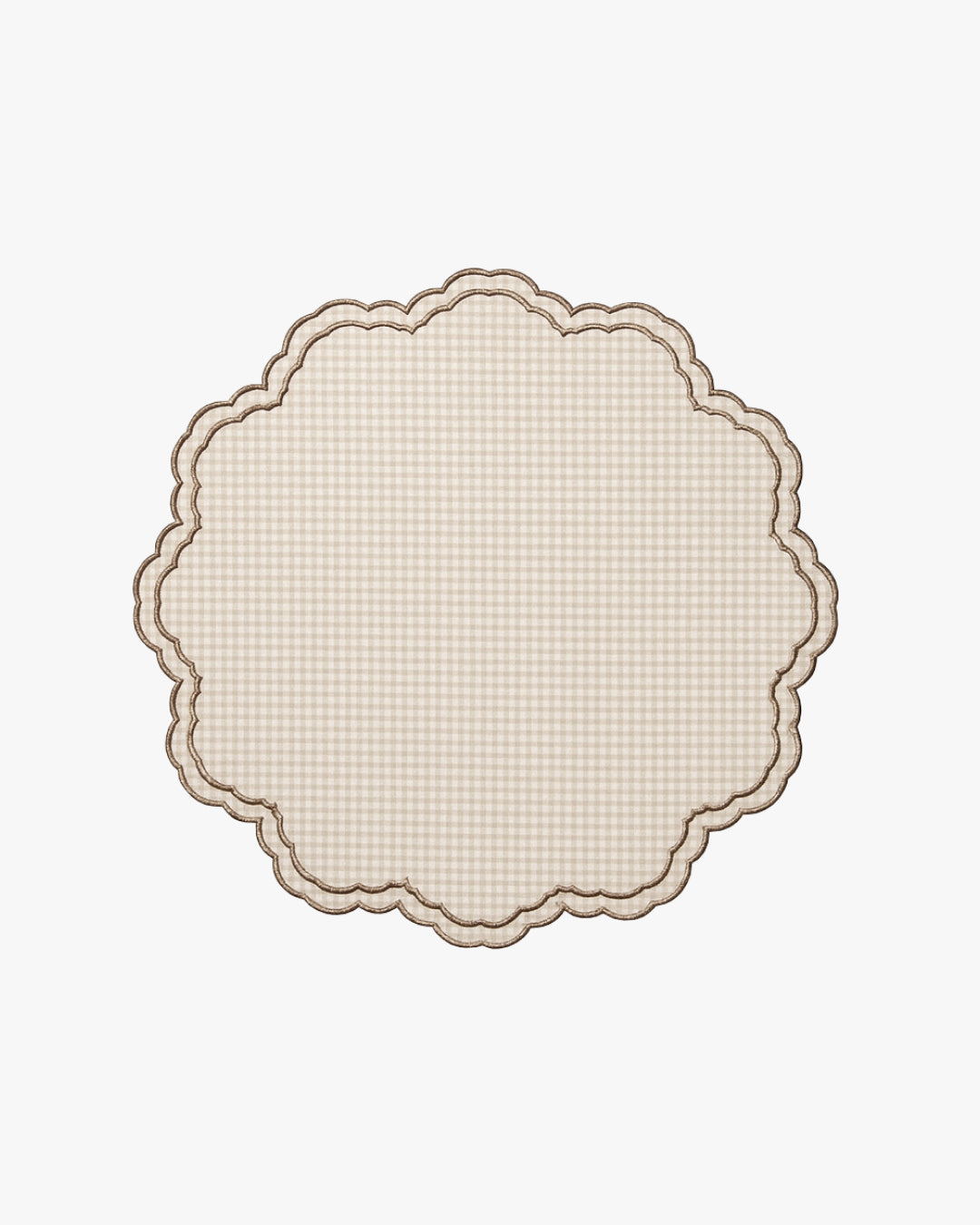 Newport Placemat Set of 4 - Khaki Gingham