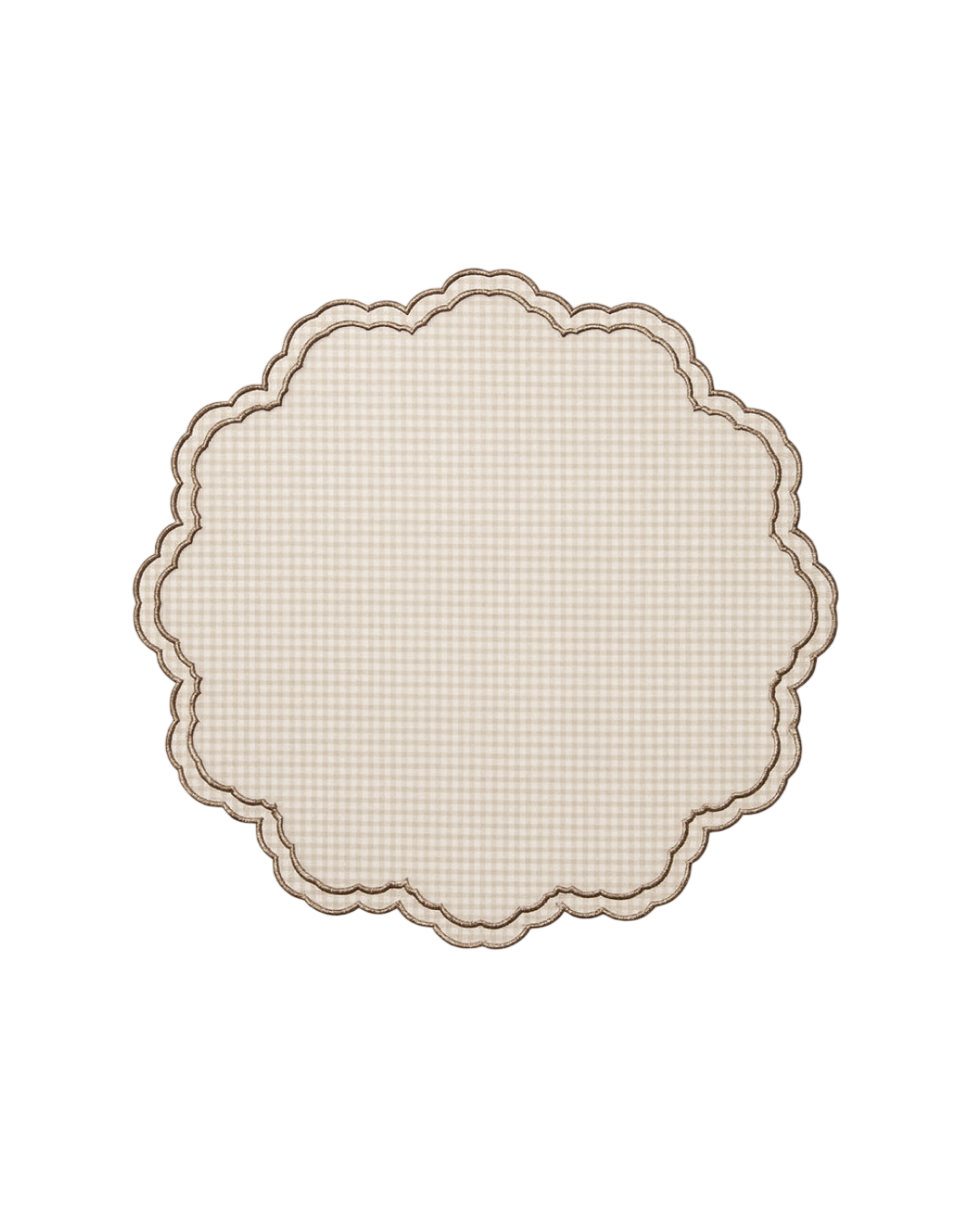 Newport Placemat Set of 4 - Khaki Gingham