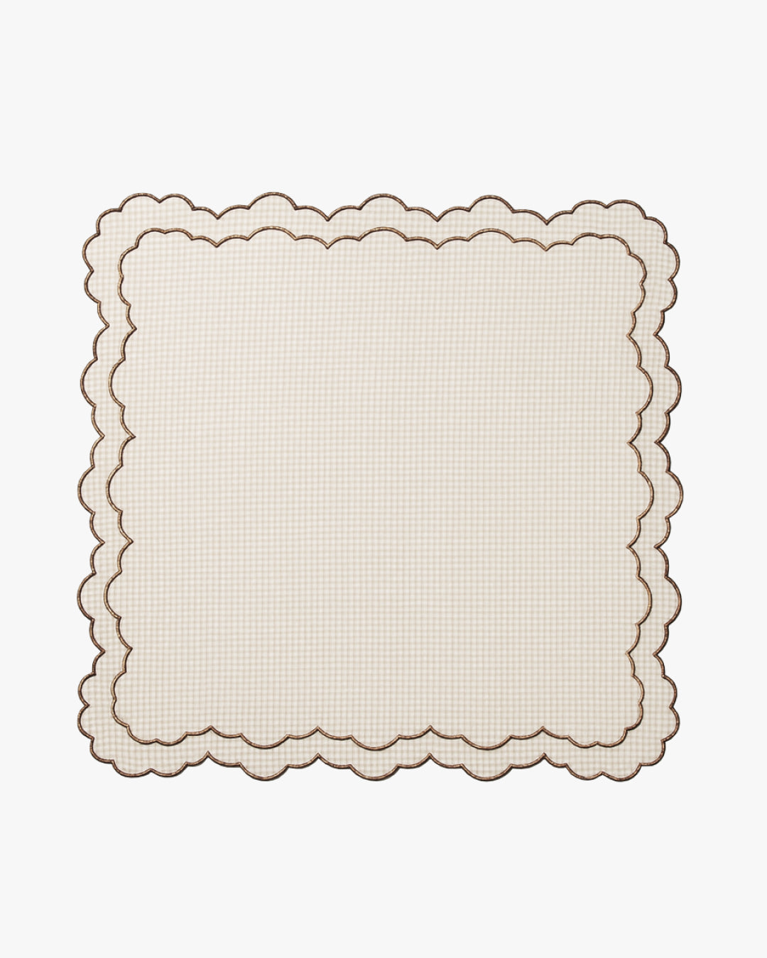 Newport Napkin Set of 4 - Khaki Gingham