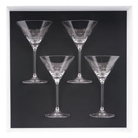 Newport Twist - Gift Box of 4 Martini Glasses