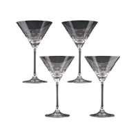 Newport Twist Martini Glasses (Set of 4)