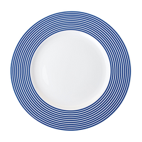 Newport Stripe Rimmed Dinner Plate