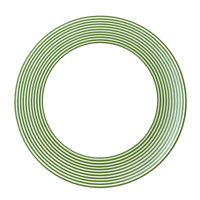 Newport Stripe Rimmed Dinner Plate