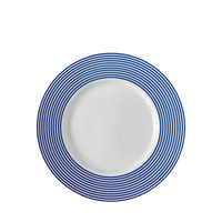 Newport Stripe Rimmed Salad Plate
