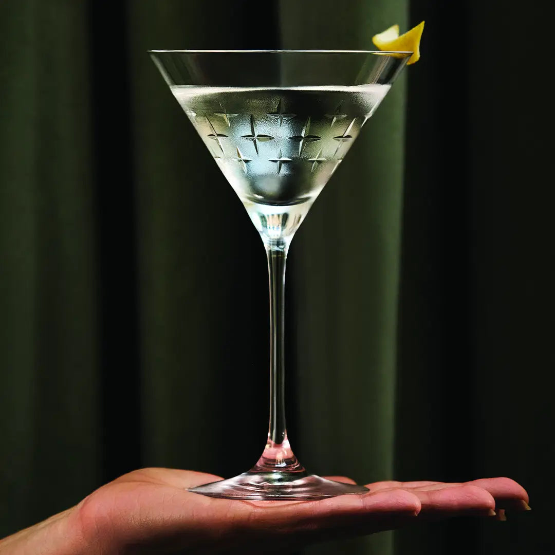 Newport Twist - Gift Box of 4 Martini Glasses