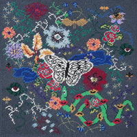 Nightswimming - Needlepoint Pillow and Canvas