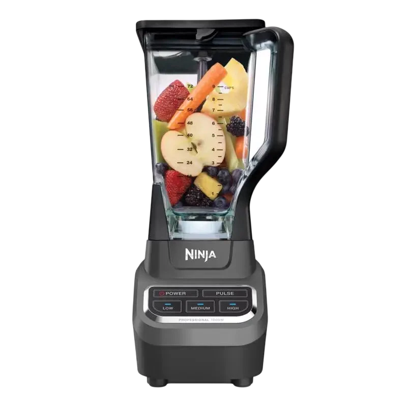 Ninja - Ninja Black Metal/Plastic Blender 72 oz 3 Speed