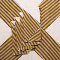 Nutmeg Crosshatch Napkin