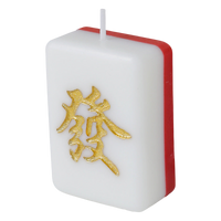 Lucky Mahjong Tile Candles