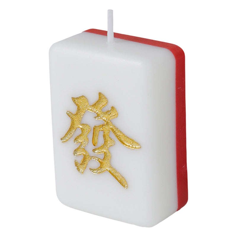 Lucky Mahjong Tile Candles
