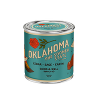 Oklahoma State Candle