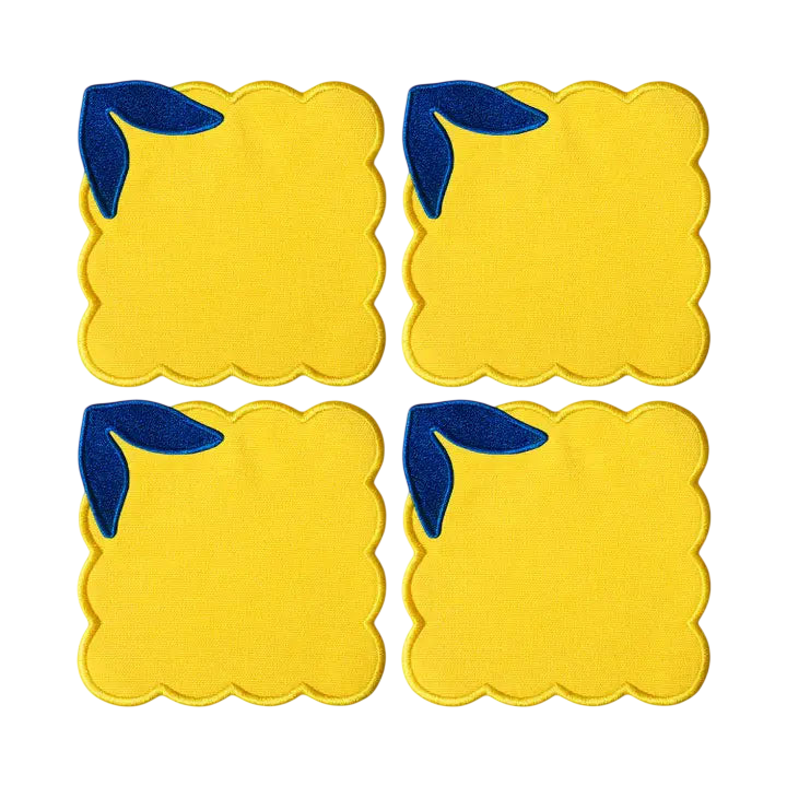 Octaevo Lemon Coaster (Set of 4)