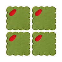 Octaevo Olive Coaster (Set of 4)