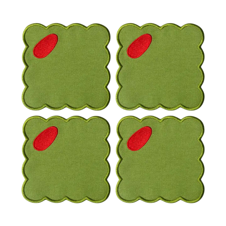 Octaevo Olive Coaster (Set of 4)