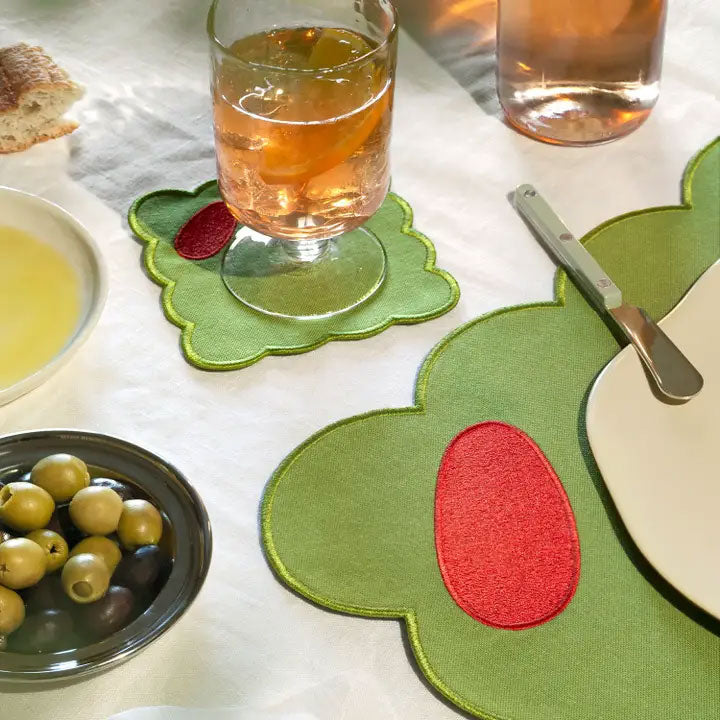 Octaevo Olive Coaster (Set of 4)