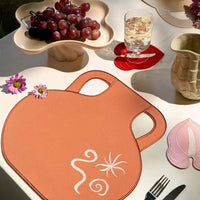 Octaevo Red Anthurium Coaster (Set of 4)