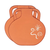 Octaevo Terracotta Amphora Placemat (Set of 2)