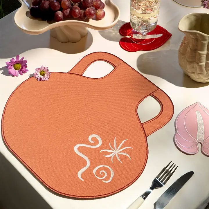 Octaevo Terracotta Amphora Placemat (Set of 2)