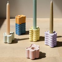OCTAEVO Flora Candle Holder Small - Pink