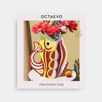 Octaevo Paper Vase Fish Ruby