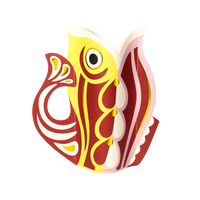Octaevo Paper Vase Fish Ruby