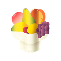 Octaevo Paper Vase Fruit Bowl