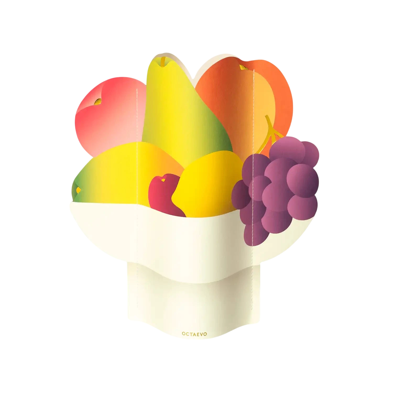 Octaevo Paper Vase Fruit Bowl